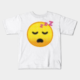 Emoji: Snoozing (Sleeping Face) Kids T-Shirt